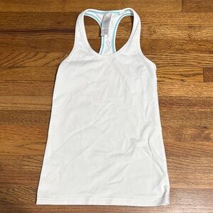 Ivivva white girls racerback tank top